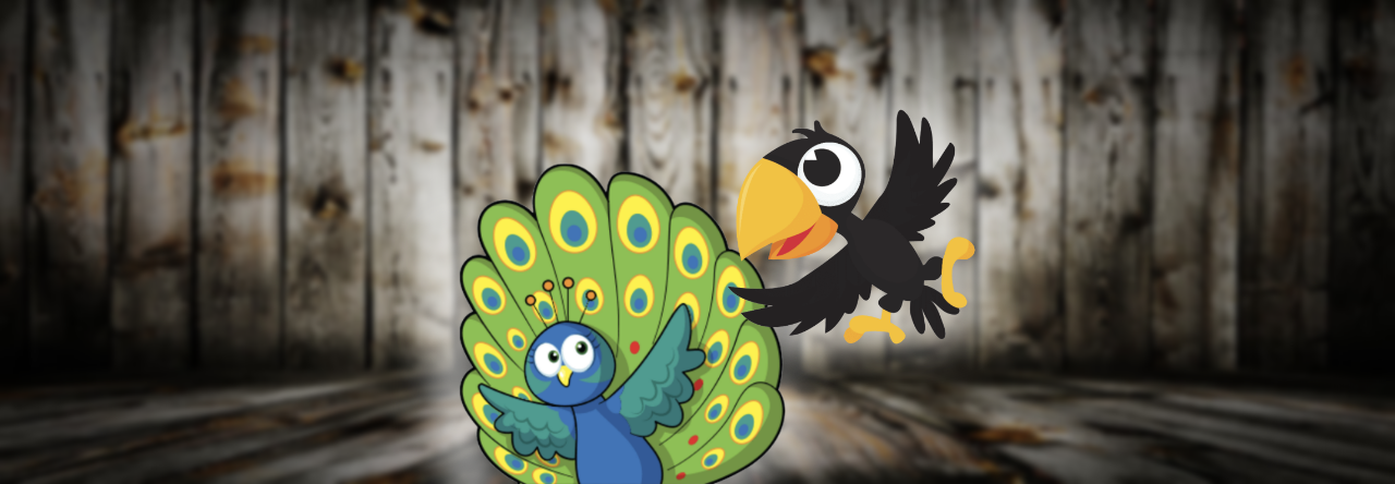 The Peacock And The Crow